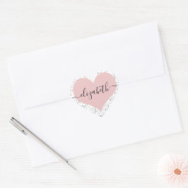 Pegatina En Forma De Corazón Pegatina de dulzura personalizada