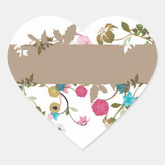 Pegatina En Forma De Corazón Pegatina de flores de Japón