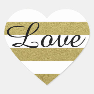 Pegatina En Forma De Corazón Pegatina de forma de corazón de amor con bandas de