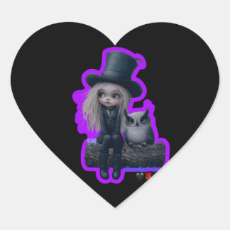 Pegatina En Forma De Corazón Pegatina de Halloween 2024