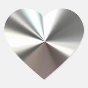 Pegatina En Forma De Corazón Pegatina de la explosión de la plata