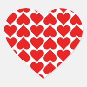 Pegatina En Forma De Corazón Pegatina de las baldosas del corazón