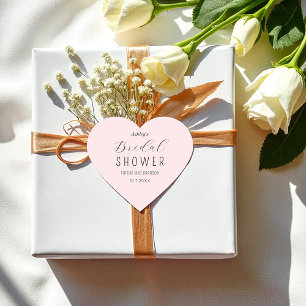 Pegatina En Forma De Corazón Pegatina de letra cursiva elegante para despedida 