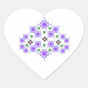 Pegatina En Forma De Corazón Pegatina de Navidad