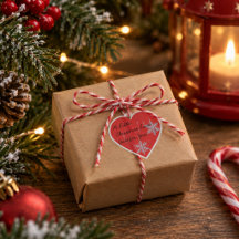 Pegatina de regalo de Navidad