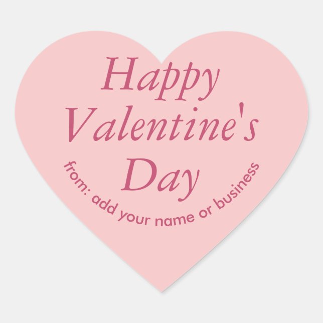 Pegatina En Forma De Corazón Pegatina de San Valentín, bella princesa de corazó (Anverso)