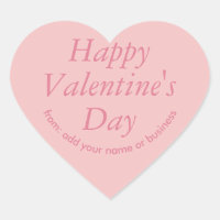 Pegatina de San Valentín, corazón rosado resplande