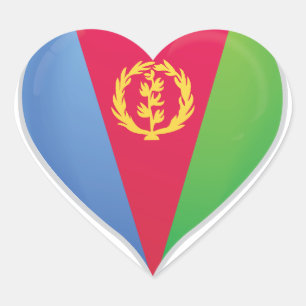 Pegatina En Forma De Corazón Pegatina del corazón de la bandera de amor de Erit