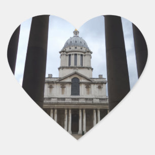 Pegatina En Forma De Corazón Pegatina del corazón de la catedral