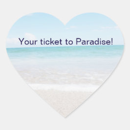 Pegatina En Forma De Corazón Pegatinas de casamiento para sobre sellado - Océan