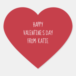 Pegatina En Forma De Corazón Pegatinas de San Valentín por San Valentín y favor