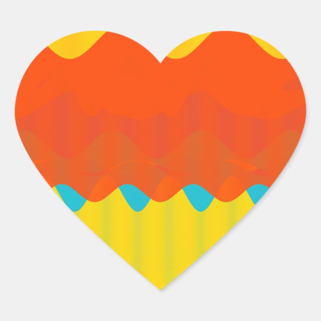 Pegatina En Forma De Corazón Pegatinas redondos clásicos (Anverso)