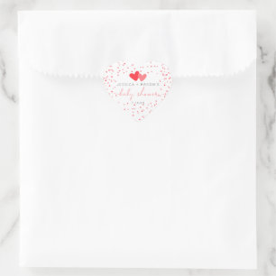 Pegatina En Forma De Corazón Pequeño favorito de San Valentín en Baby Shower