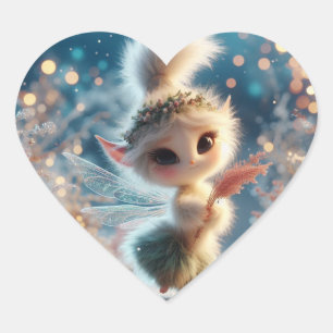 Pegatina En Forma De Corazón Pequeño y dulce