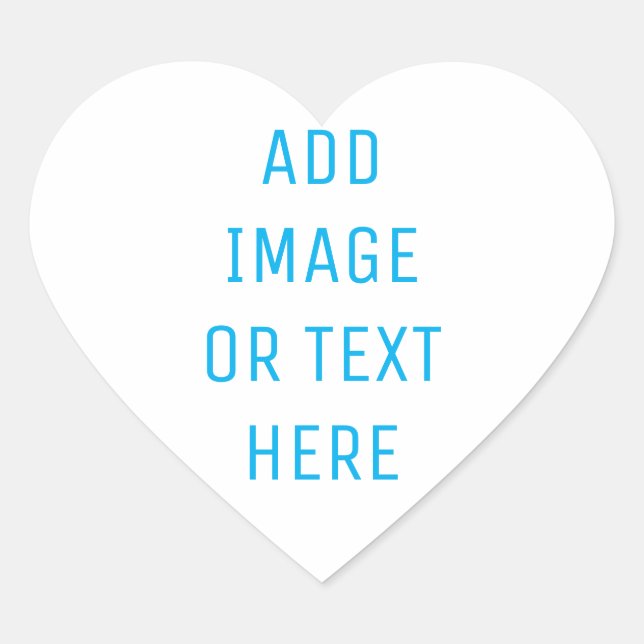 Pegatina En Forma De Corazón Personalizado (Anverso)