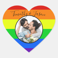 Personalizado con rayo a rayas en el corazón foto