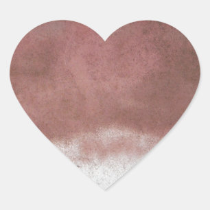 Pegatina En Forma De Corazón personalizado de lujo rosa y blanco