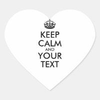 Personalizado GUARDE LA CALMA y SU TEXTO
