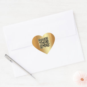 Pegatina En Forma De Corazón Personalizado Profesional Moderno y Elegante Plant