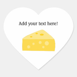 Pegatina En Forma De Corazón Personalizar de este gráfico de Big Cheese