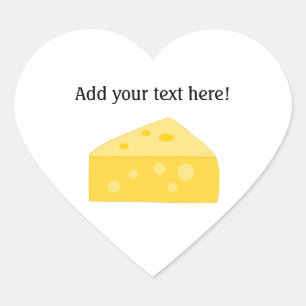 Pegatina En Forma De Corazón Personalizar de este gráfico de Big Cheese