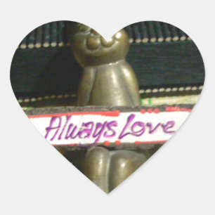 Pegatina En Forma De Corazón Personalizar Producto