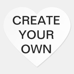 Pegatina En Forma De Corazón Personalizar propio