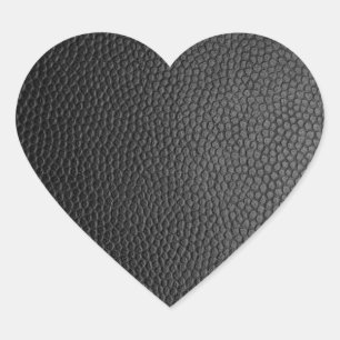 Pegatina En Forma De Corazón Piel de serpiente negra
