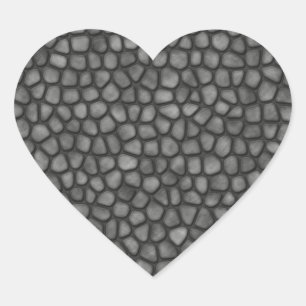 Pegatina En Forma De Corazón Piso de piedra