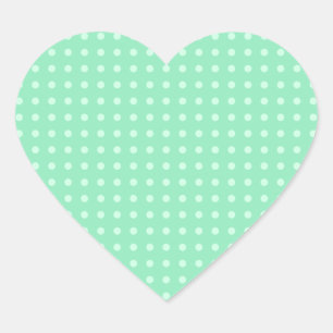 Pegatina En Forma De Corazón Plantilla de color verde elegante y moderno en bla