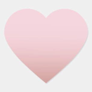 Pegatina En Forma De Corazón Plantilla en blanco de rosa oro de moda Agrega tu 