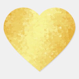 Pegatina En Forma De Corazón Plantilla en blanco glamurosa de corazones con asp