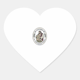 Pegatina En Forma De Corazón Playera de ánimo de enfermedad crónica de Jesús In