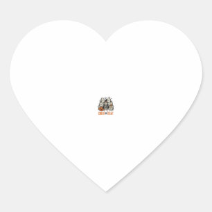 Pegatina En Forma De Corazón Pollito Divertido O Truco Halloween Gallina Gráfic