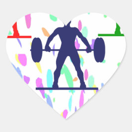 PEGATINA EN FORMA DE CORAZÓN PONDERACIÓN