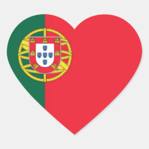 PEGATINA EN FORMA DE CORAZÓN PORTUGAL