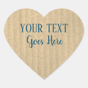 Pegatina En Forma De Corazón Producto hecho a mano Rústico Papel para naves sim