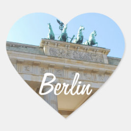 Pegatina En Forma De Corazón Puerta de Brandeburgo, Berlín
