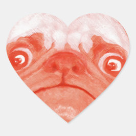 Pegatina En Forma De Corazón PUG_naranja3.png