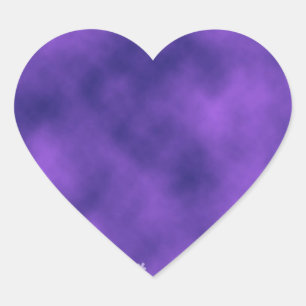 PEGATINA EN FORMA DE CORAZÓN PURPLE MEZCLADO PURPLE SWIRLS BLANCO SNOWFLAKES SA