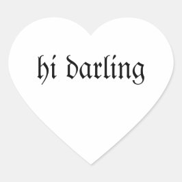 Pegatina En Forma De Corazón querido