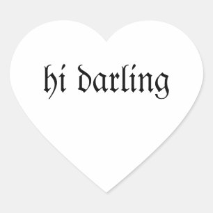 Pegatina En Forma De Corazón querido