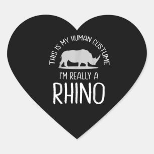 Pegatina En Forma De Corazón Realmente soy un amante de los animales graciosos 