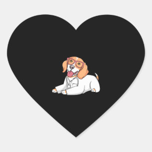 Pegatina En Forma De Corazón Recepcionista Médica Veterinaria