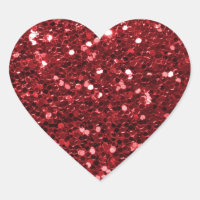 Red Faux Purpurina