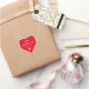 Pegatina En Forma De Corazón Red Happy Valentine Day desde nombre personalizado (Gifting)