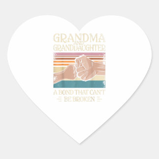 Pegatina En Forma De Corazón Regalo De Abuela Y Nieta