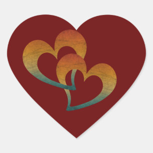 Pegatina En Forma De Corazón regalo de aniversario para pareja de matrimonio tr