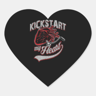 Pegatina En Forma De Corazón Regalo de arte para moto de mi corazón