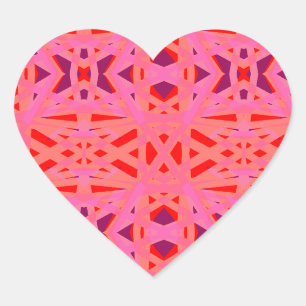 Pegatina En Forma De Corazón Regalo de boda para damas de rosa púrpura naranja